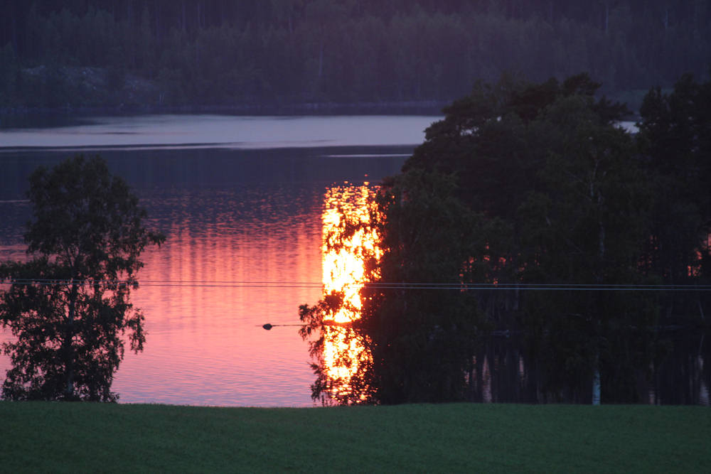 Solnedgång 20:e Juni